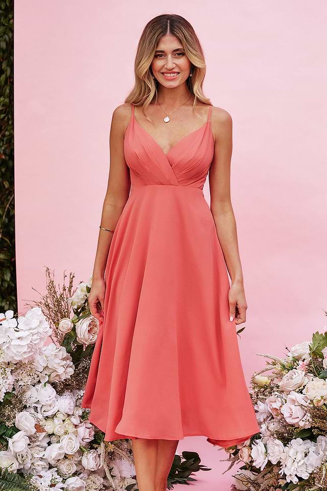 Devotion Chiffon Flowy Midi Dress