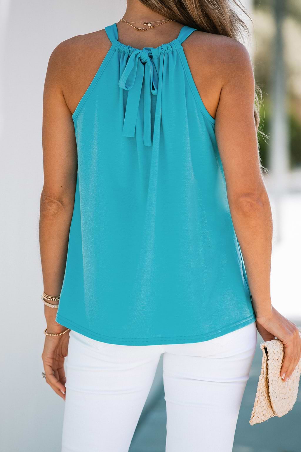 Ruched Drawstring Cami