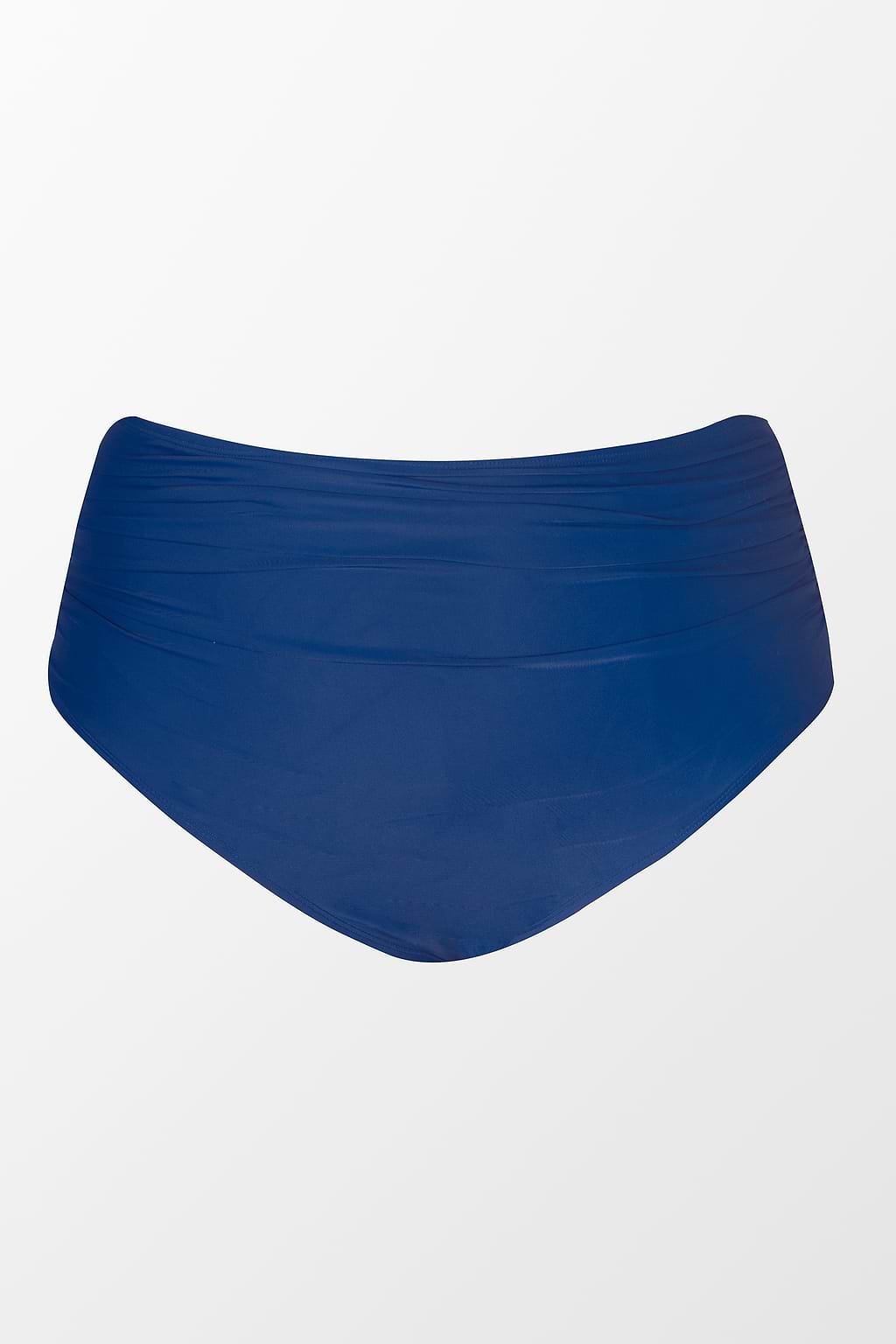 Shirred Retro Plus Size Bikini Bottoms