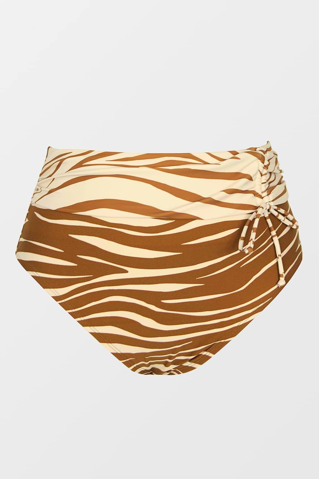 Zebra Bikini Bottoms mit Kordelzug in Übergröße