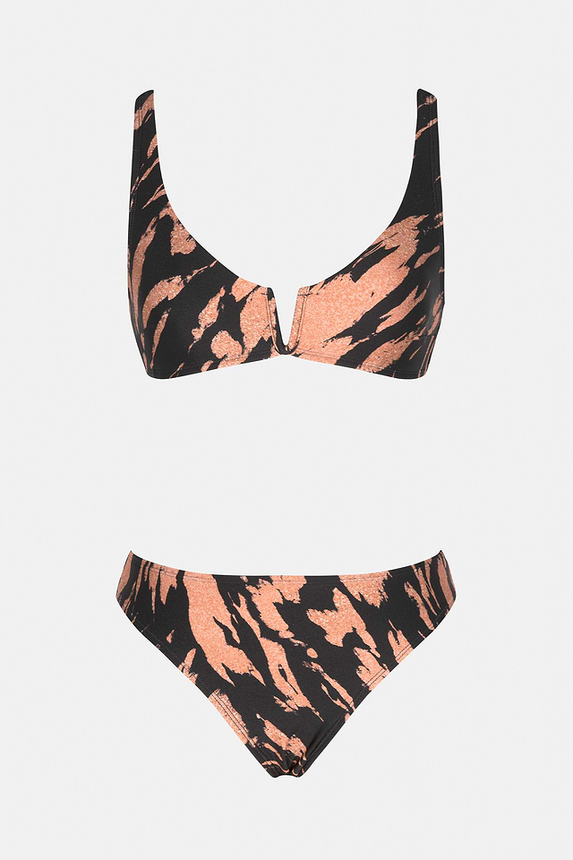 Protest Mm Rifle 20 Ccup Bikini Top Donna Con Ferretto - Reggiseno Bikini A Fascia Con Bretelle Rimovibili, Stampa Completa - 4
