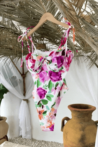 Holiday Garden Sweetheart Underwire Cheeky One Piece Swimsuit