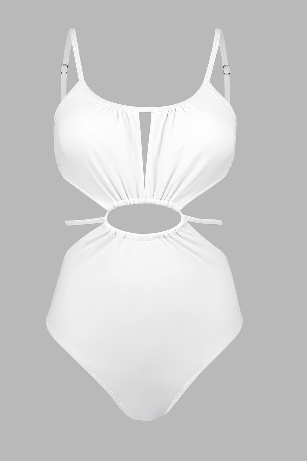 Colombia Coast Cinched Cutout Back Tie One Piece Swimsuit