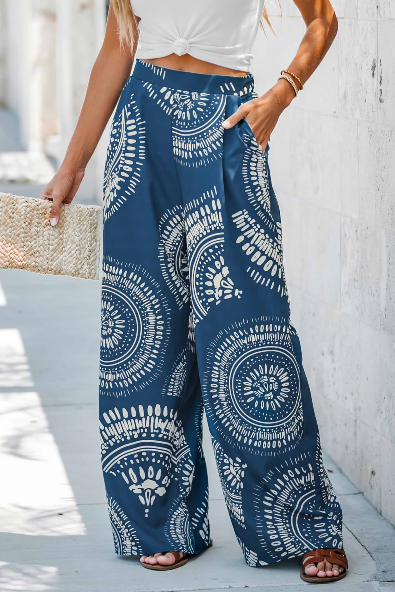 ■DHYANI■ Highrise pants (Bluebird) Bluebird High Rise Straight – Shmic & Boo's Treasures