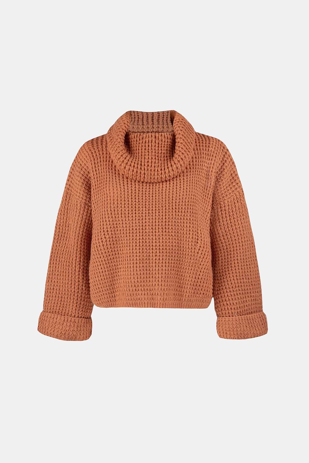 Suéter de cuello alto de punto grueso Toasty para niñas
