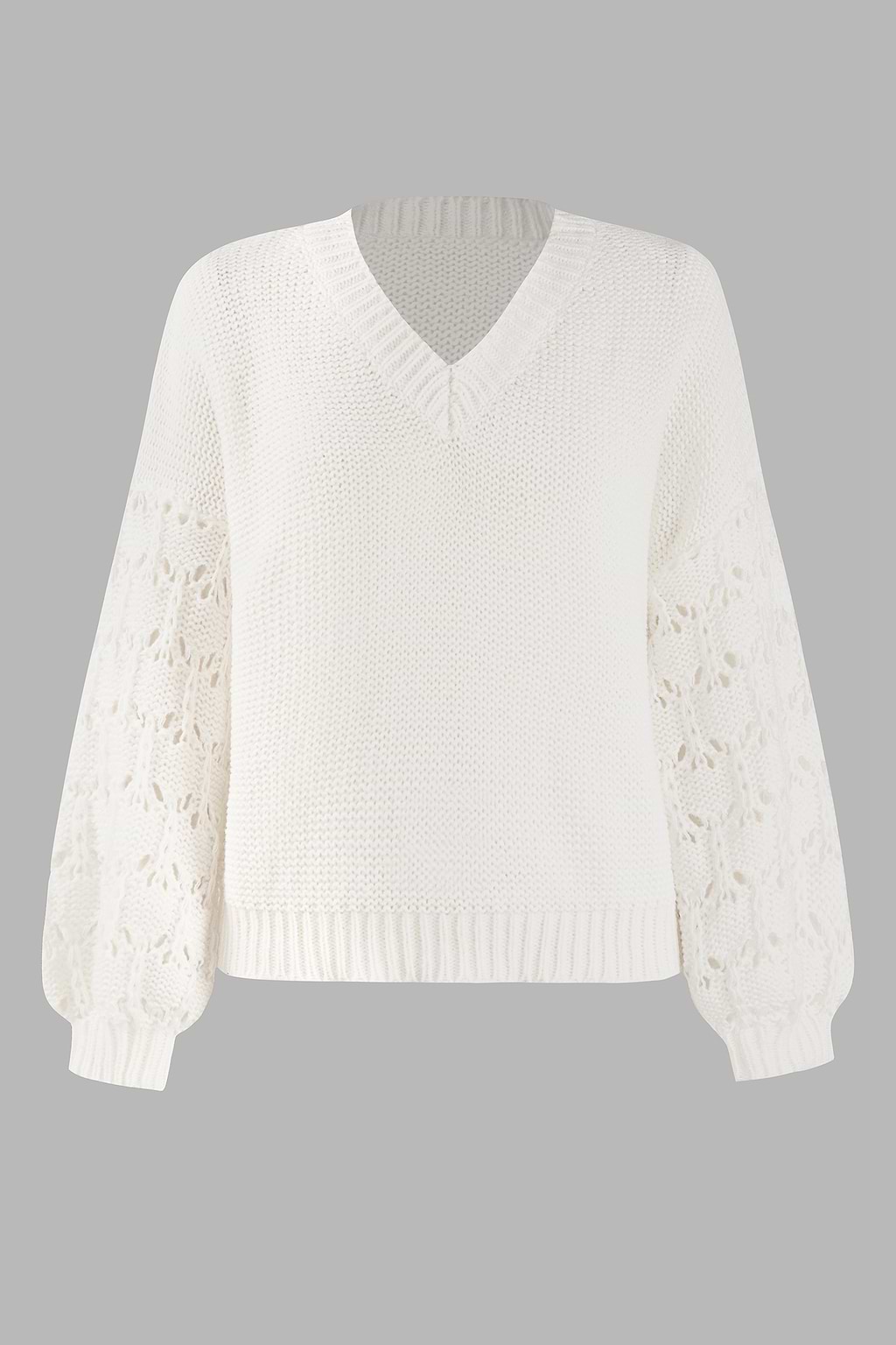 Influencer Edits Autumn Leaves Cutout Sweater