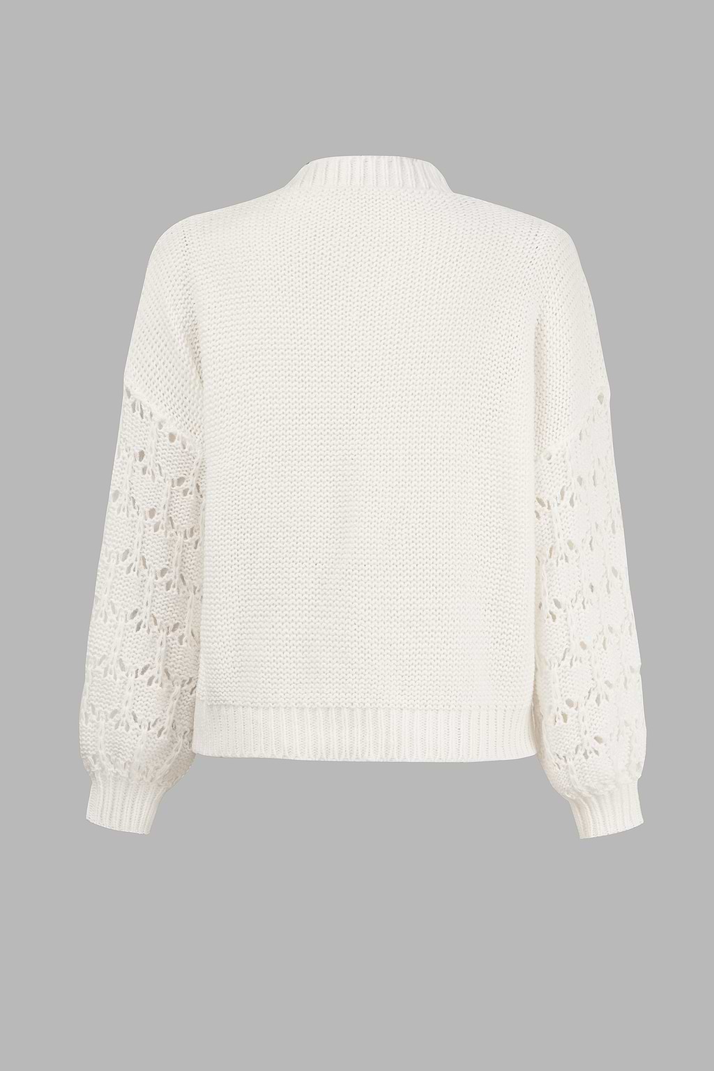 Influencer Edits Autumn Leaves Cutout Sweater