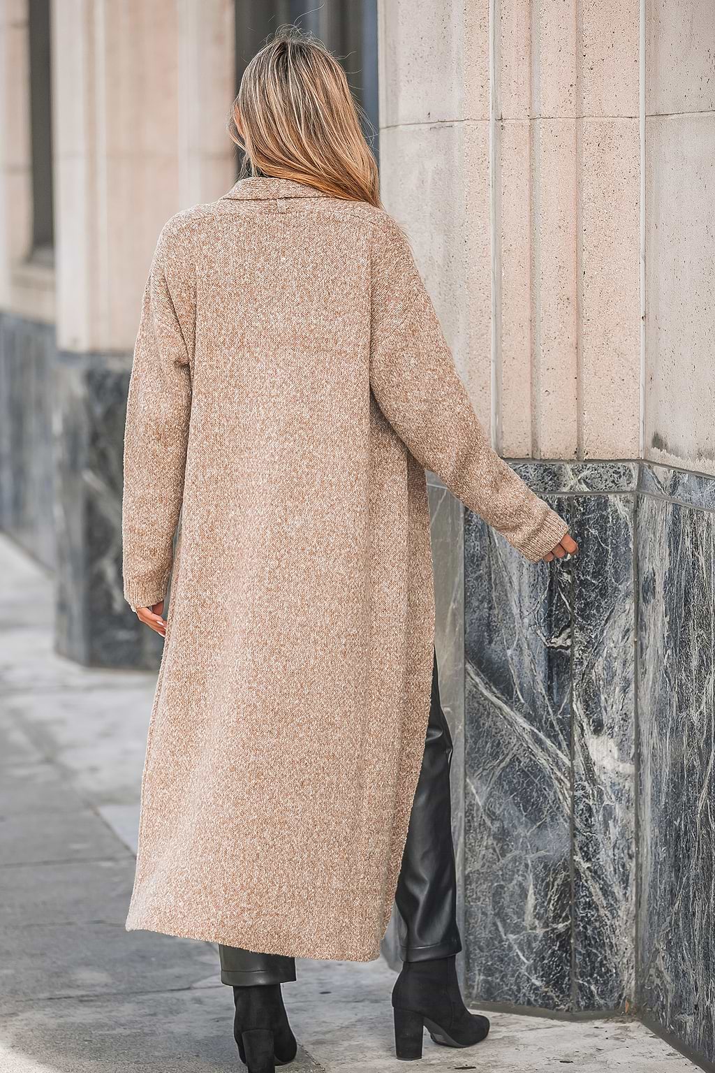 Influencer Edits Autumn Air Open-Front Duster Cardigan