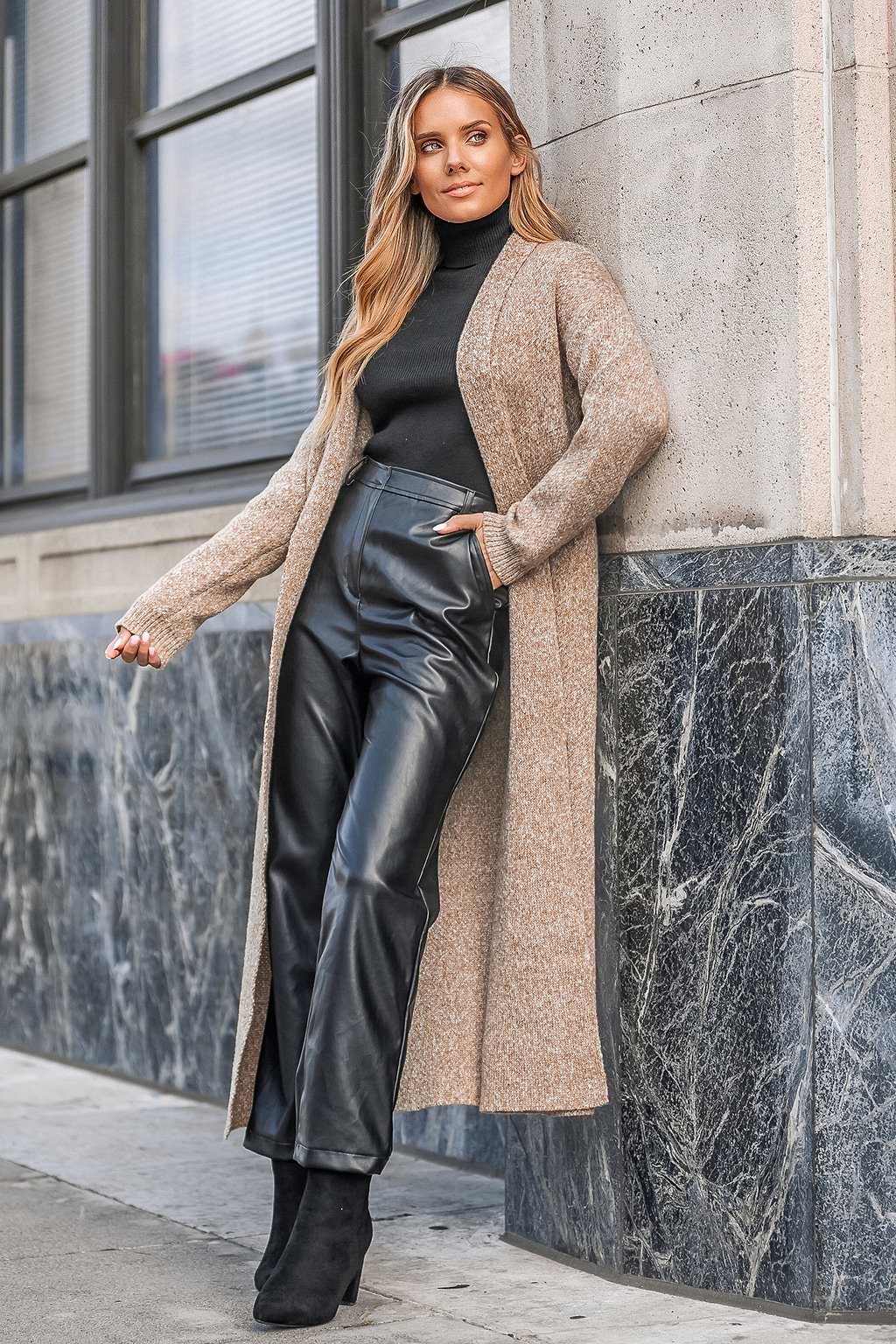 Influencer Edits Autumn Air Open-Front Duster Cardigan