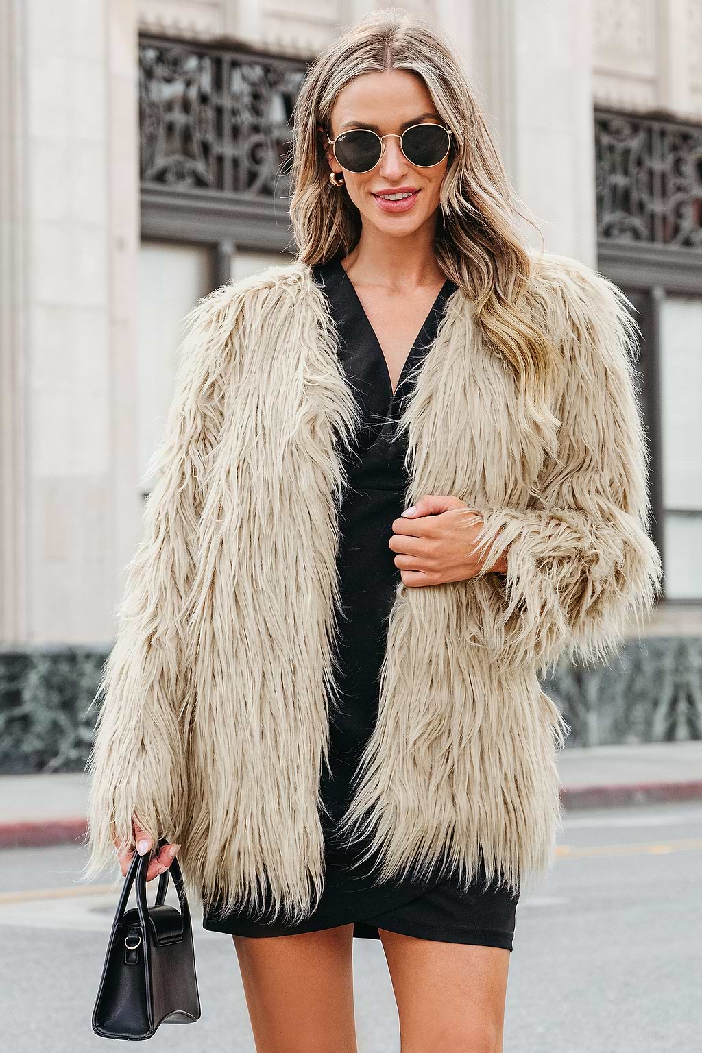 Kunstfell Zotteljacke