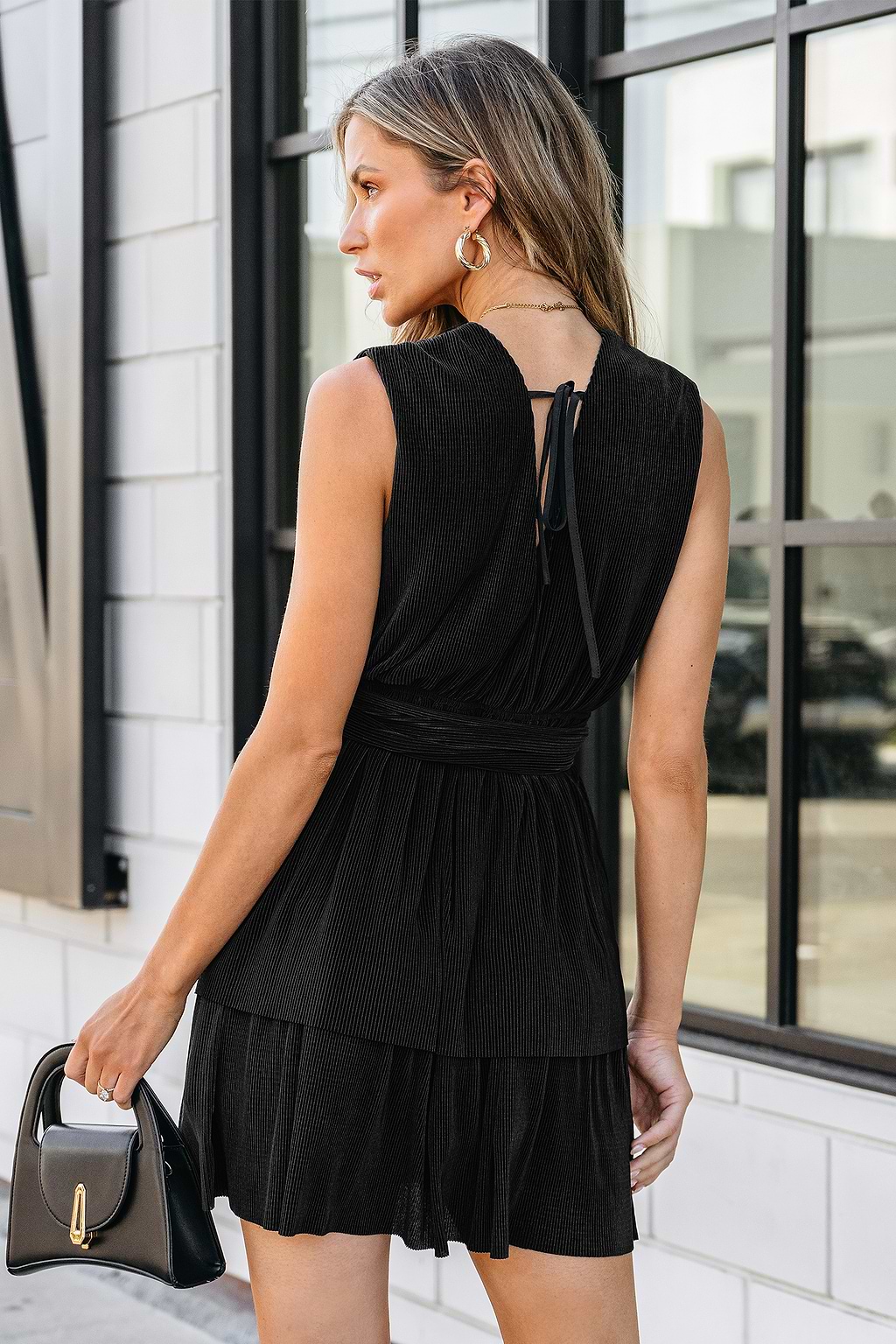 Minivestido de pana con volantes de After Hours