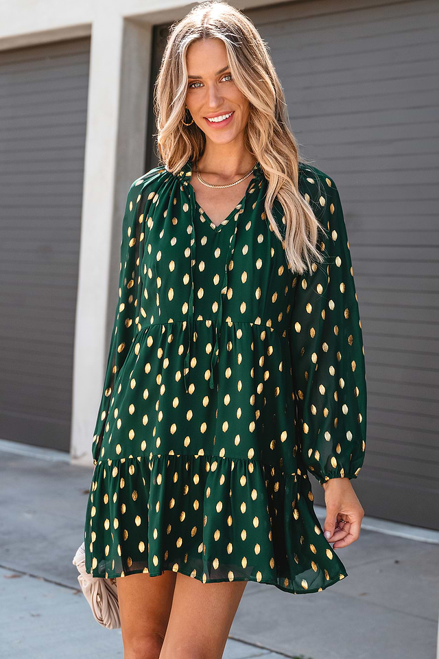 gabby windey green dress Kelly Leaf Print Open Back Maxi Dress MEDIUM main image 0