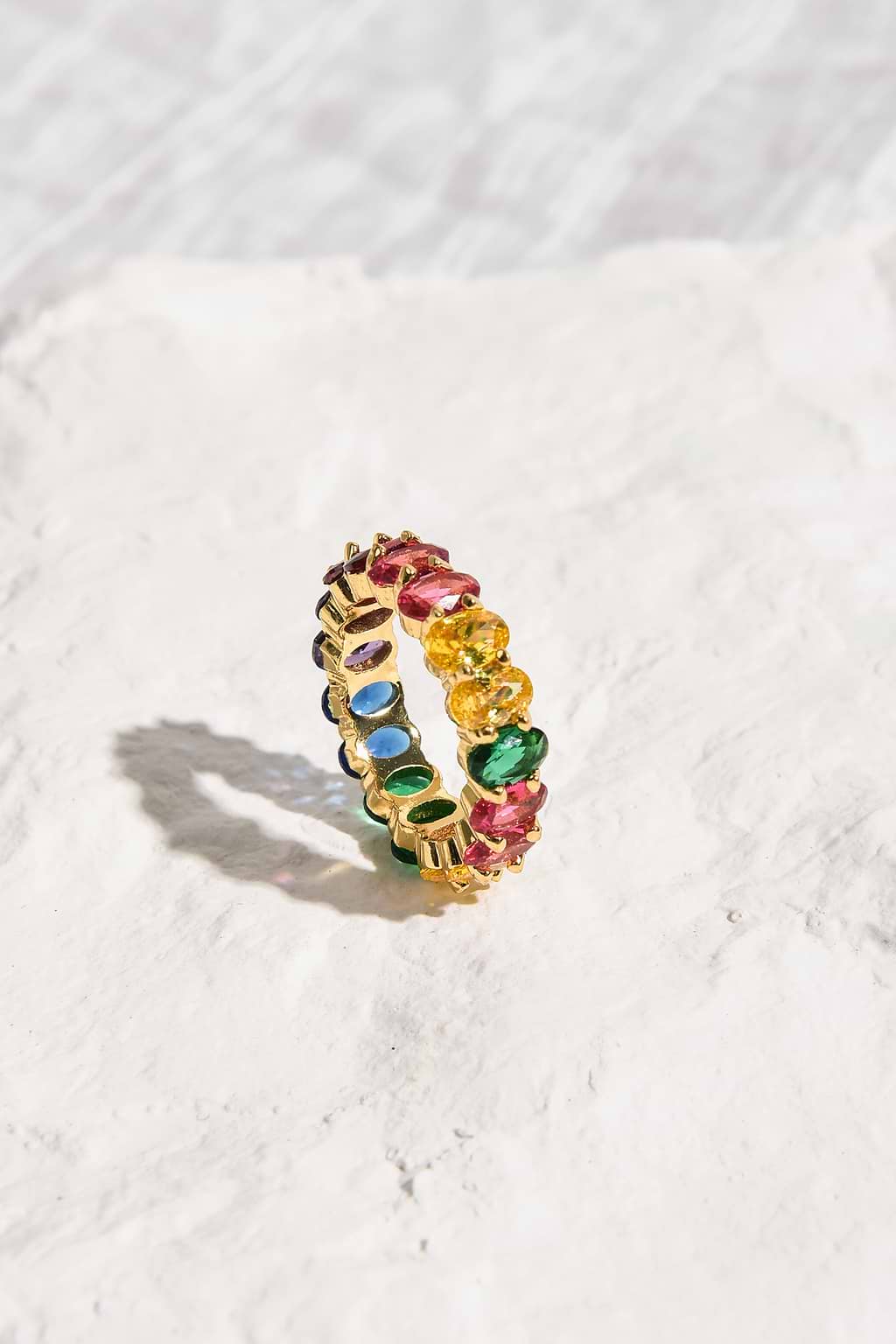 Faux Gem Chunky Ring