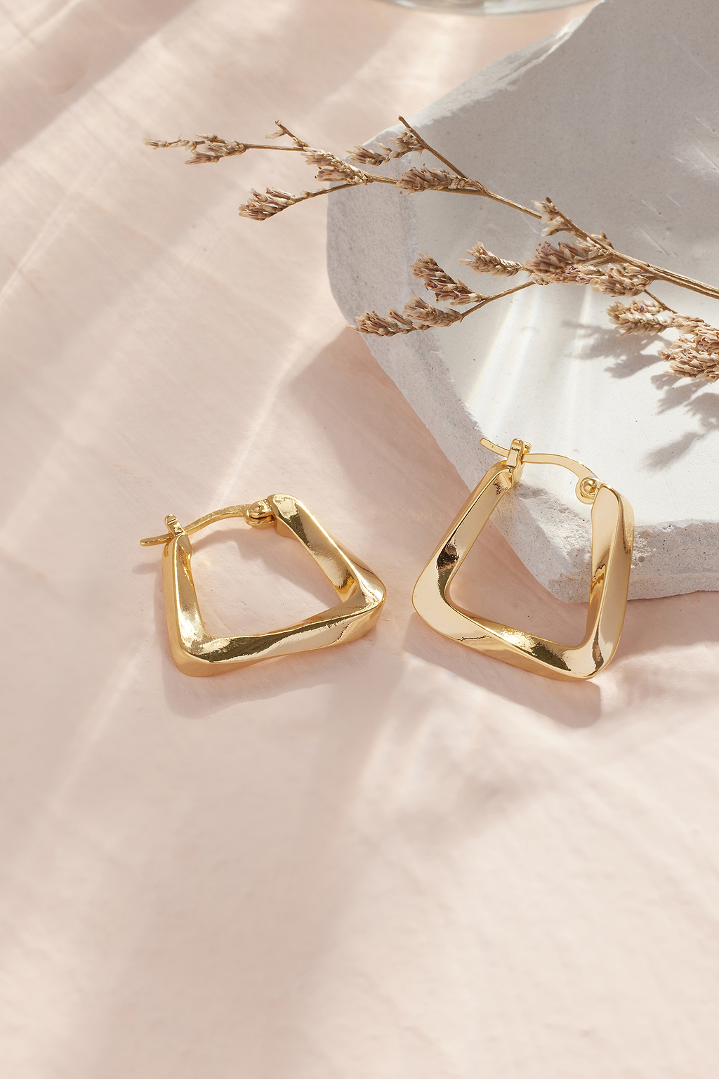 Geo Hoop-Ohrringe