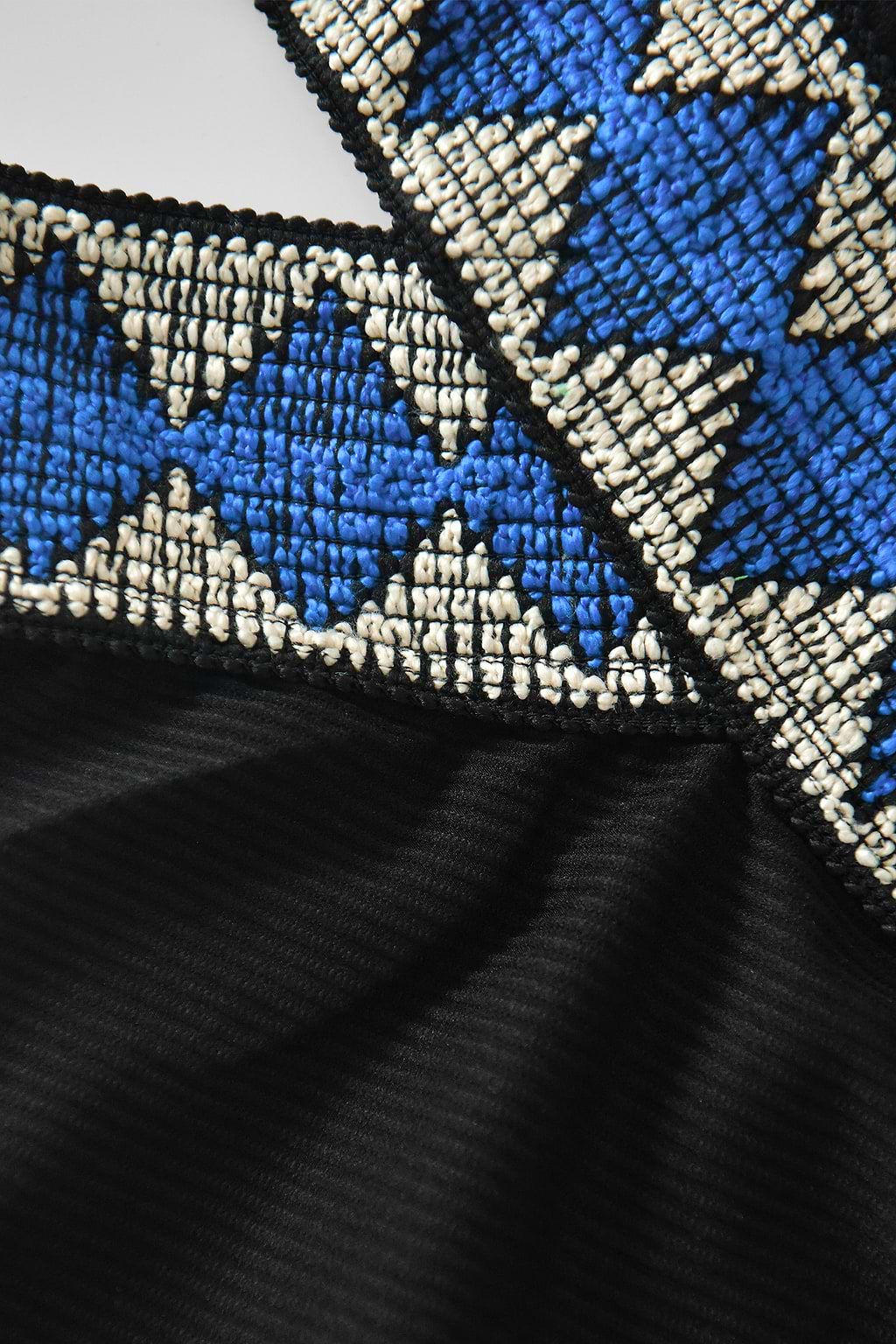 Geo Stitching Wrap Cutout One Piece Swimsuit