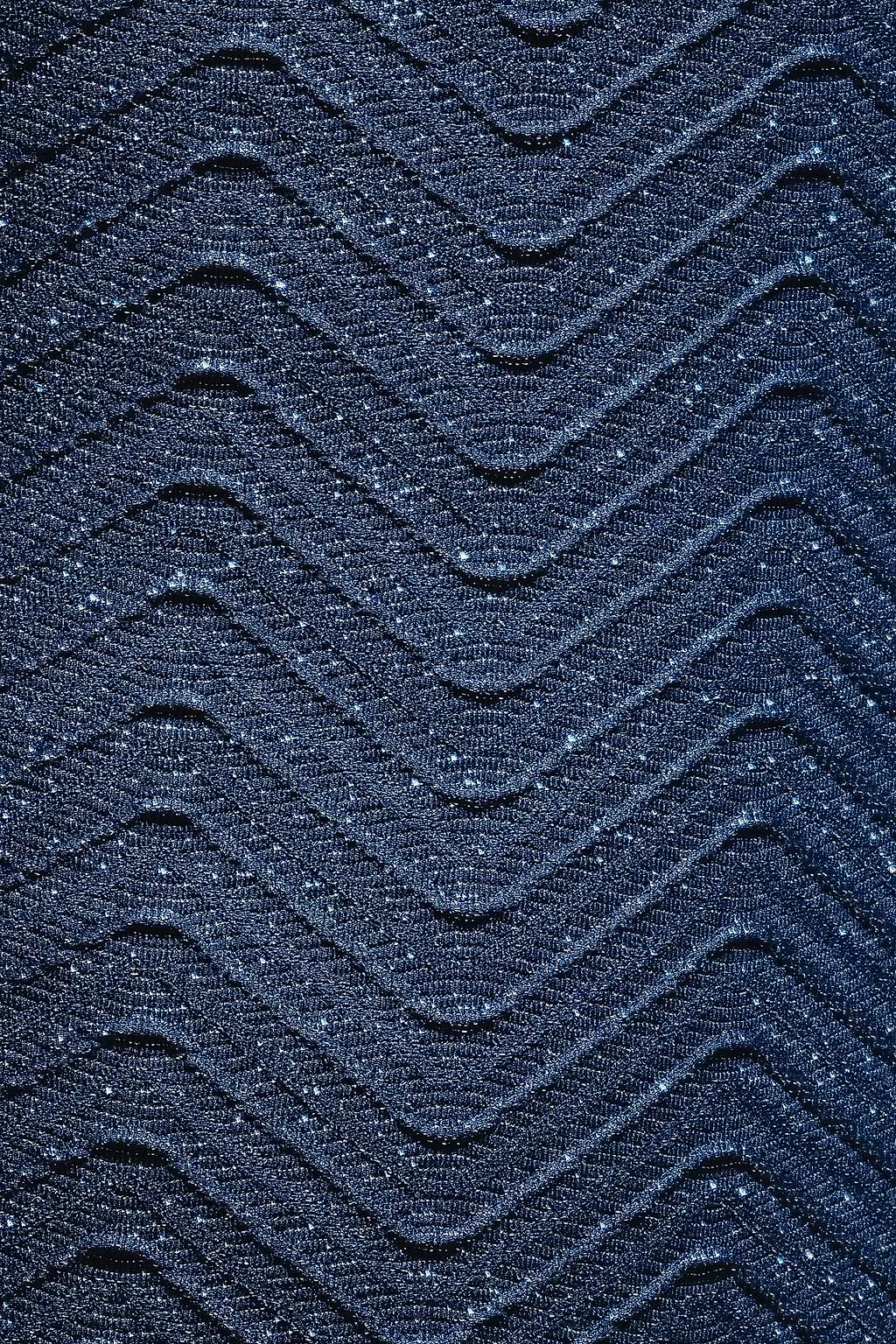 Golden Ripples Lace-Up Back Tummy Control One Piece Swimsuit