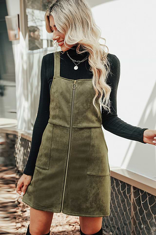 green emerald velvet dress Kid Carpenter Utility Pinafore Dress, Kids Utility Dress, Giggles LA –  GIGGLES LA main image 0