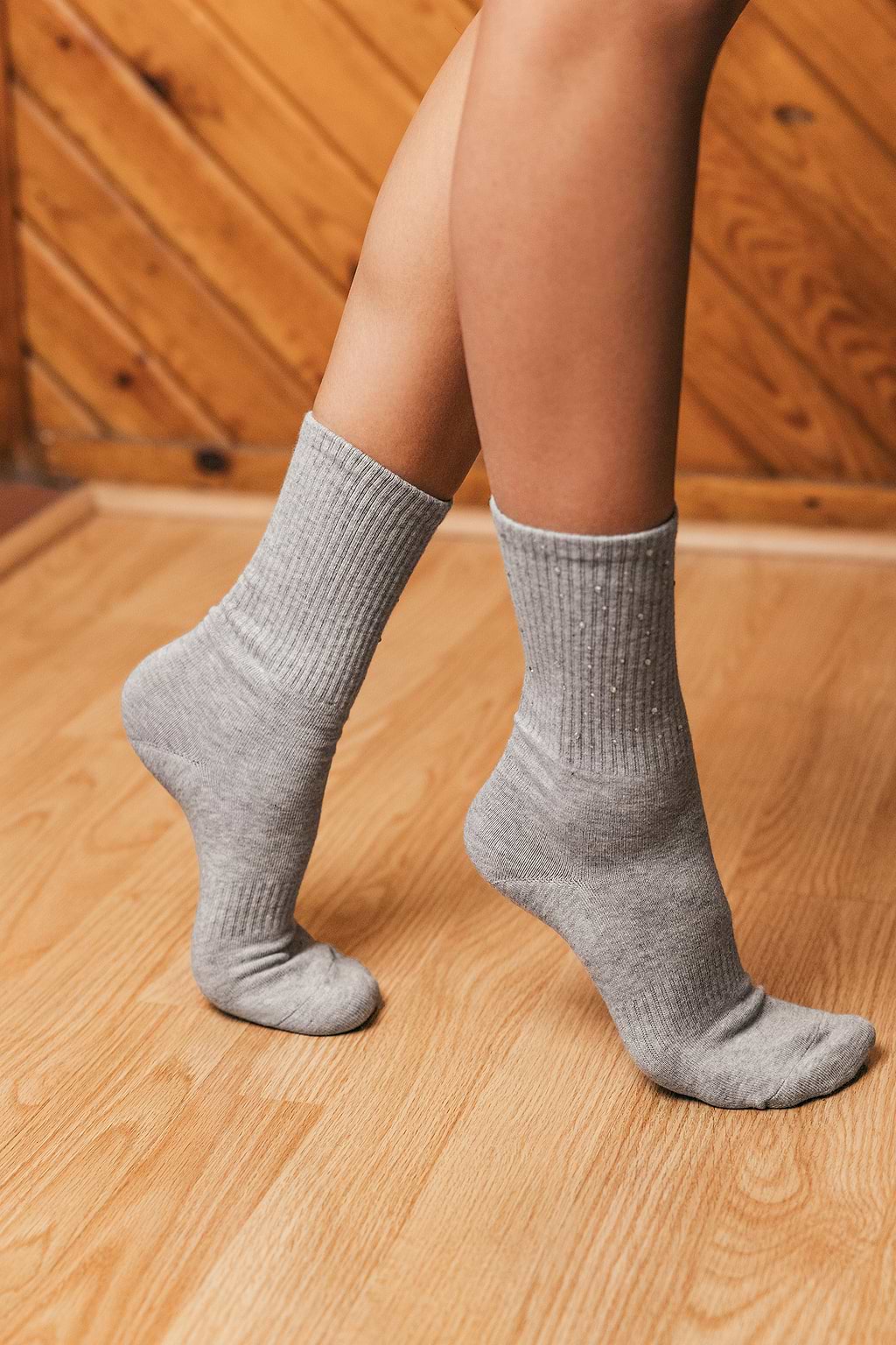 Calcetines de punto jaspeados