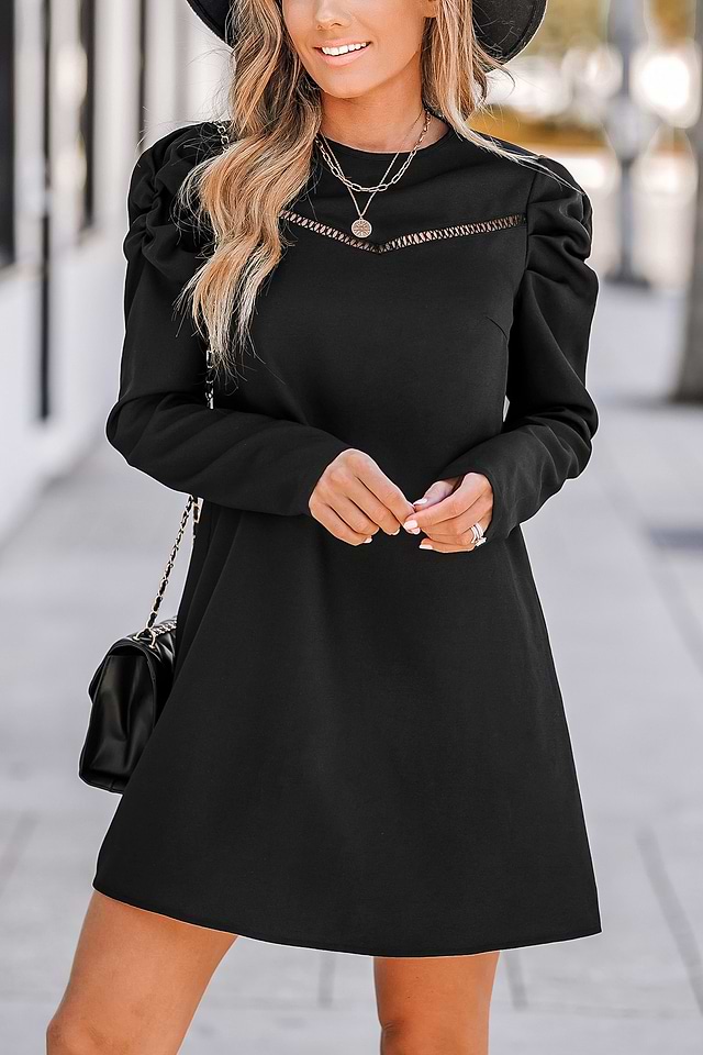 round cut dress Circle-Cut Knit Dress (Women)