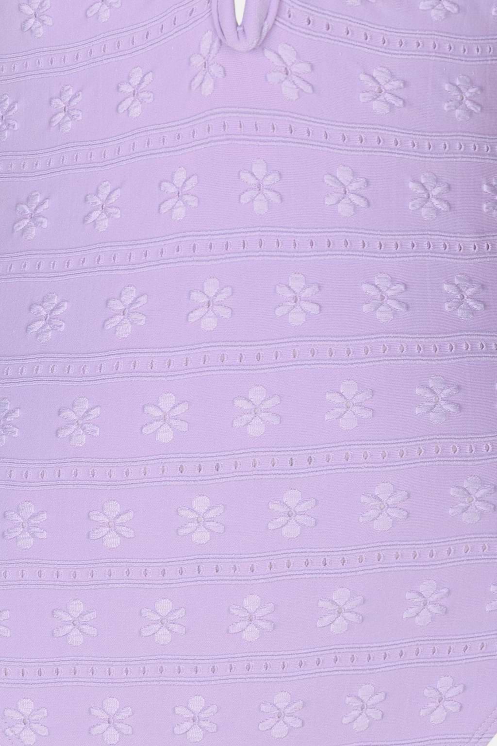 Daisy Eyelet Plunge V-Wire One Piece Swimsuit