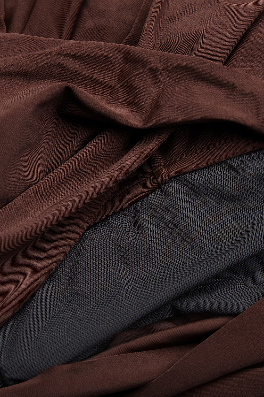 Plus Size Mesh Cross Back One Piece Swimsuit