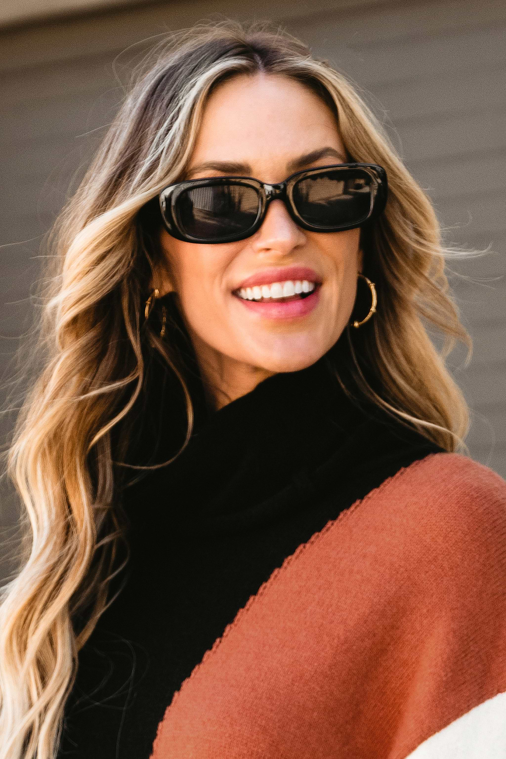 Gafas de sol cuadradas pequeñas con montura de plástico