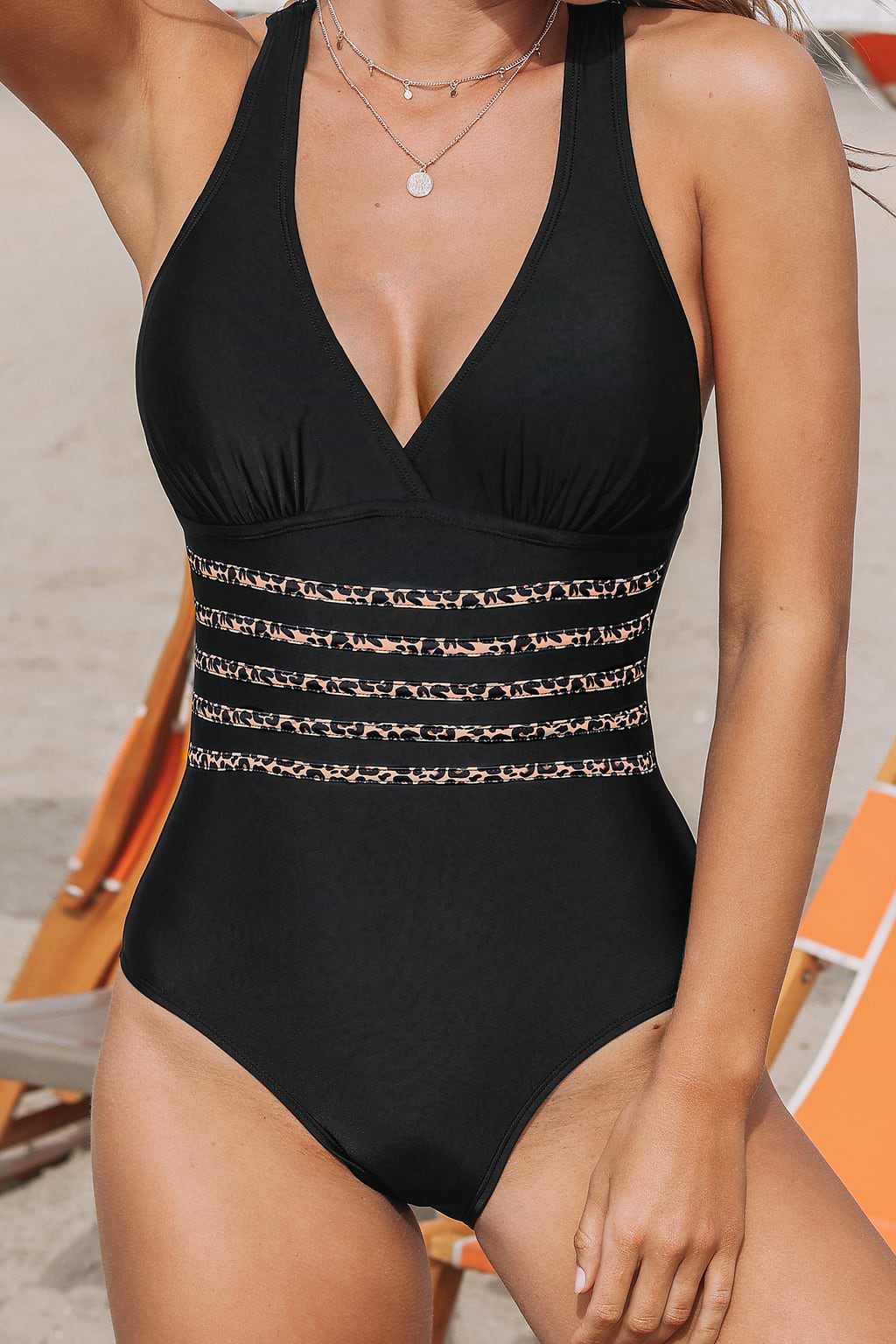 Midnight Panther One-Piece Bikini