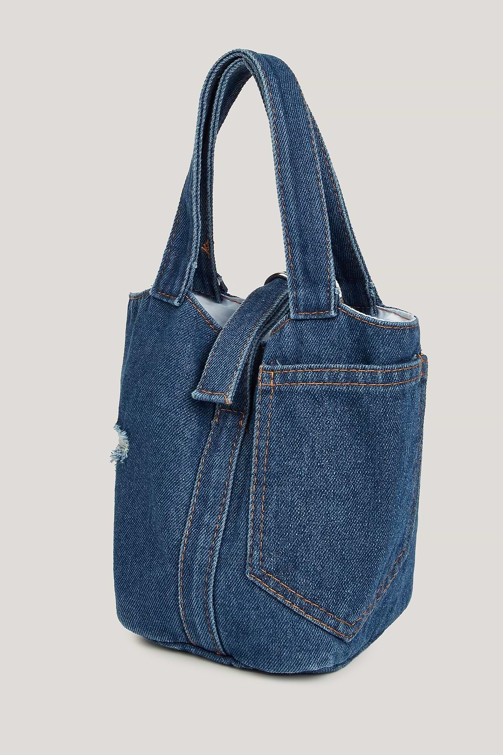 Bolso desgastado Denim Blues