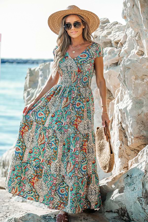 princess polly baby blue dress ​Berlook Hollow Out Cotton Beach Dress for Women main image 1