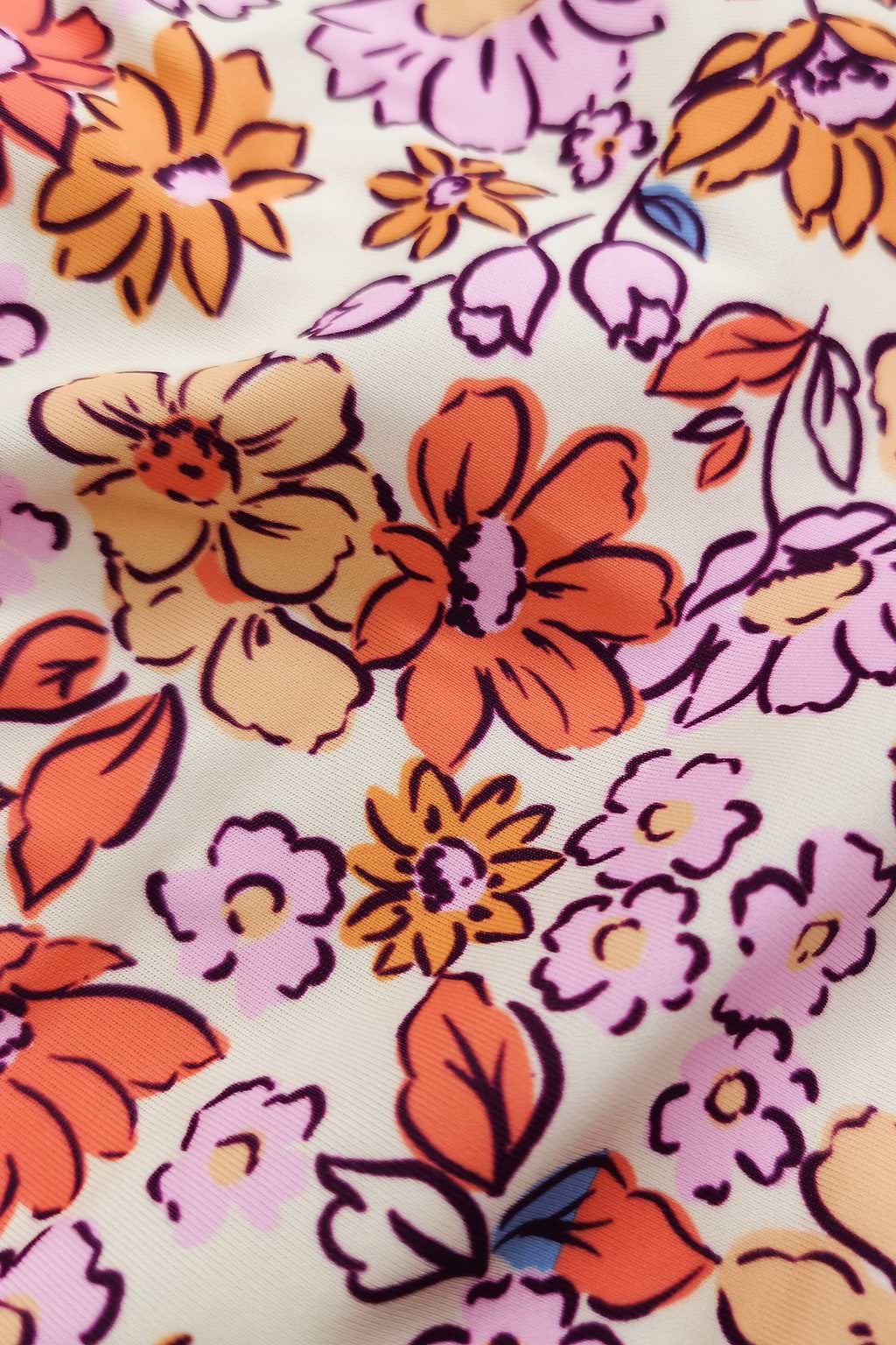 Shirred Lace Back Bralette & Mid Rise Bikini Swimsuit