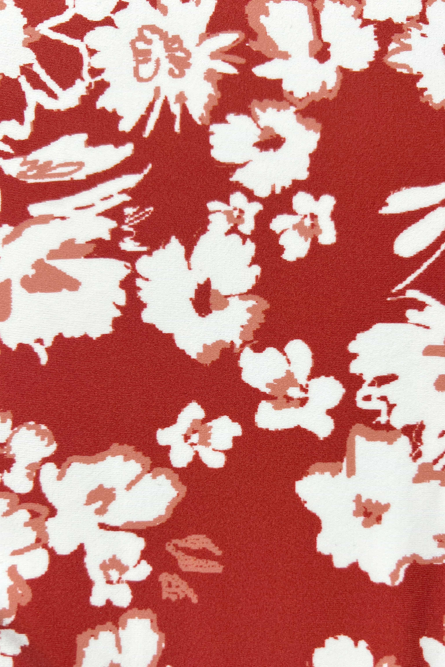 Cutout Lace-Up Bikini Top & Striped High Waist Bikini Set