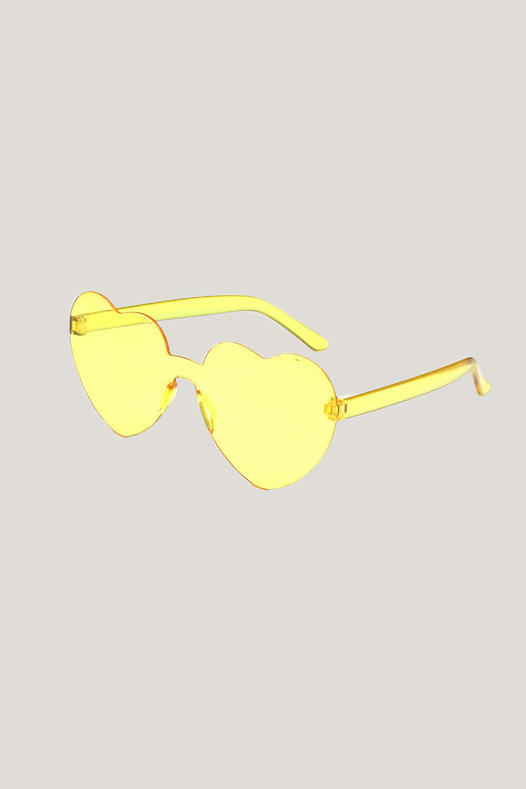 Heart-Shaped Citrine Sunglasses
