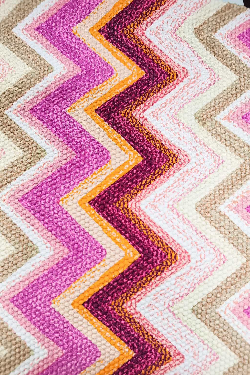 Geo Crochet Bikini-Oberteil & Hipster-Bikinihose-Set