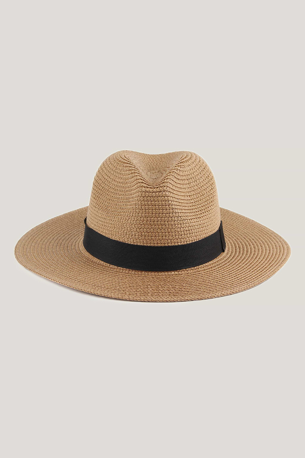 Black Band Straw Hat