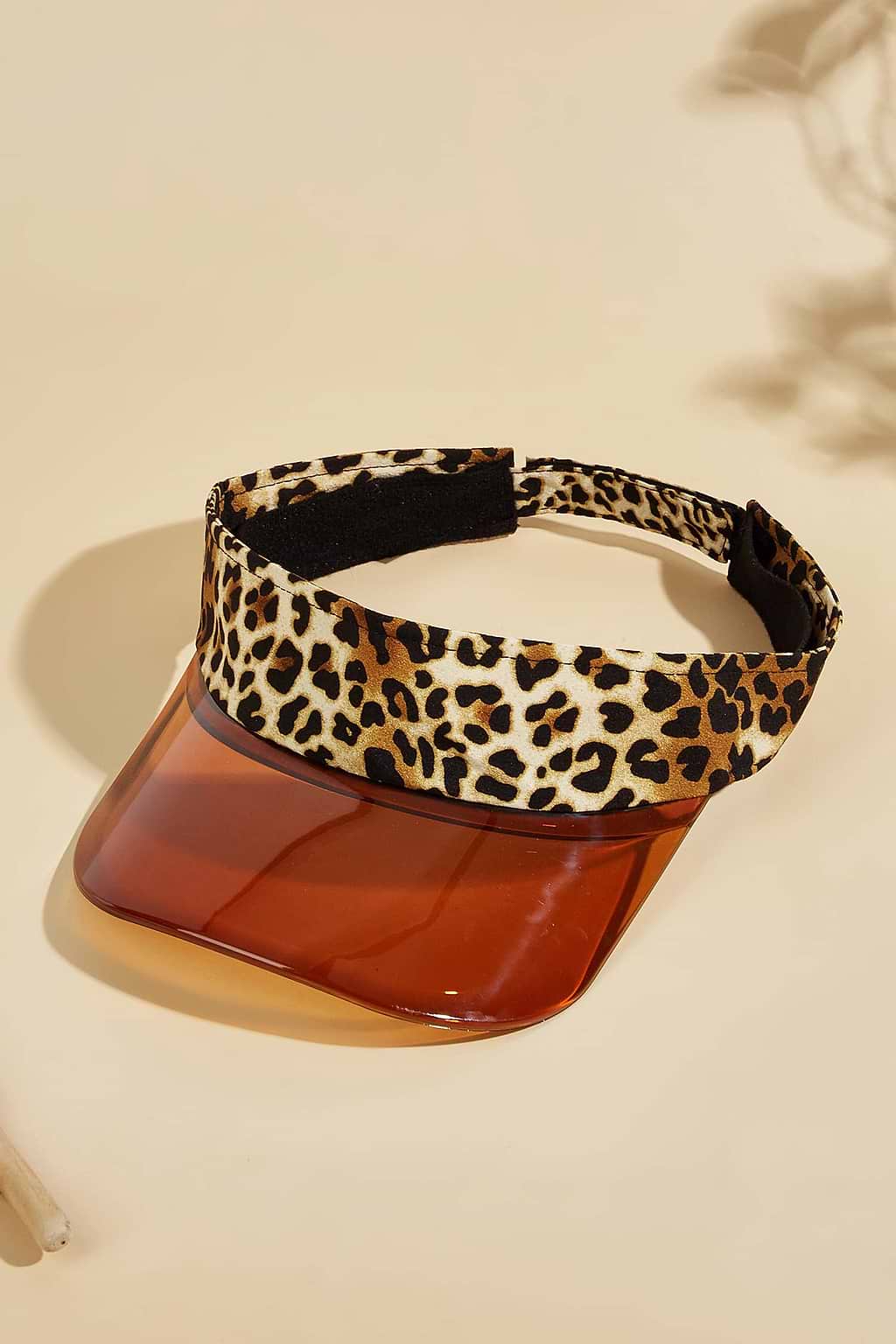 Leopard Print Amber Visor