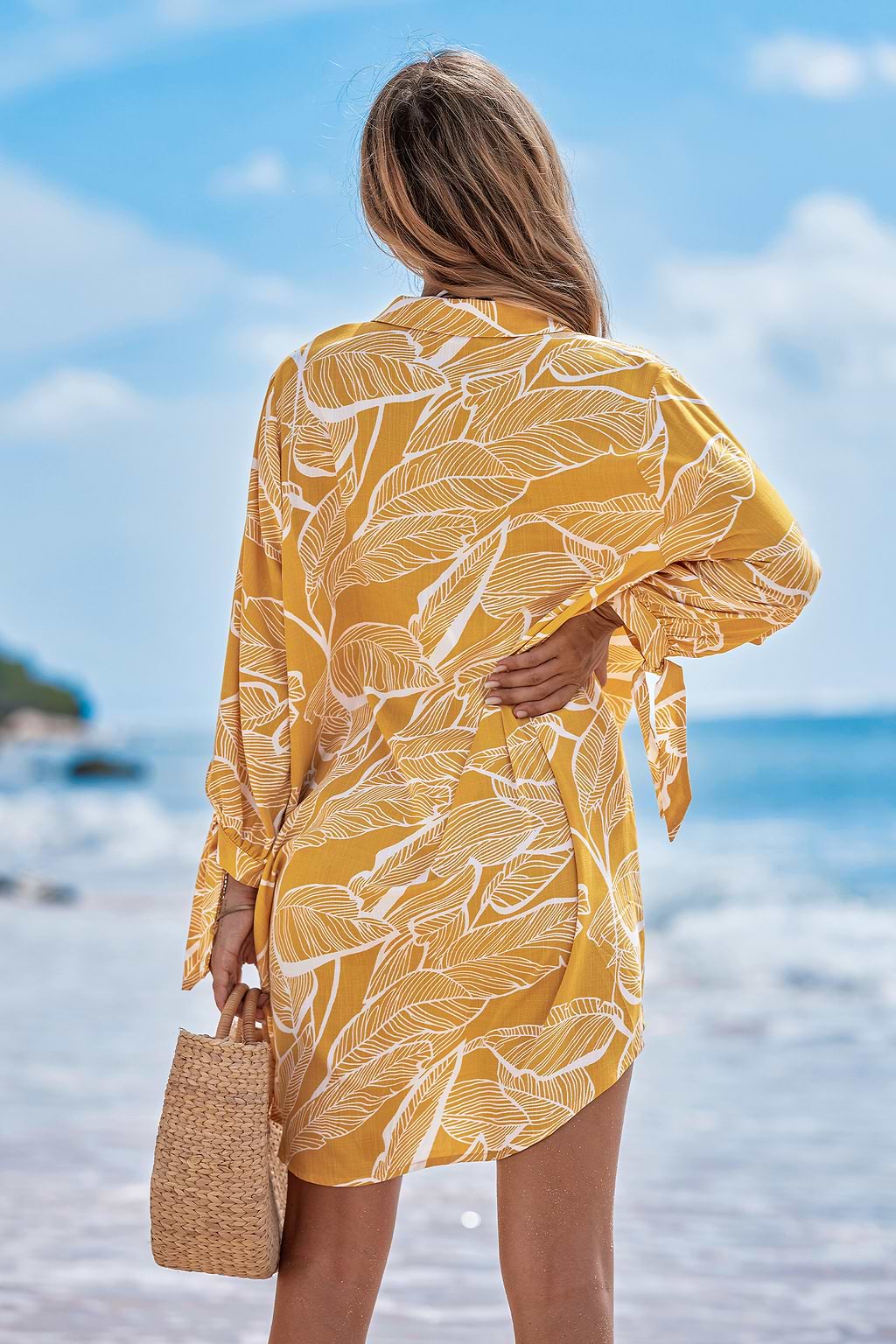 Cobertor frontal con botones Sunshine Tropics