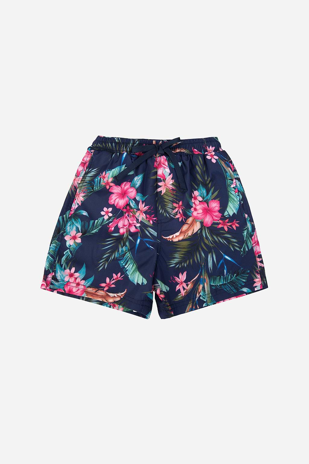 Bañador corto con estampado tropical para niños