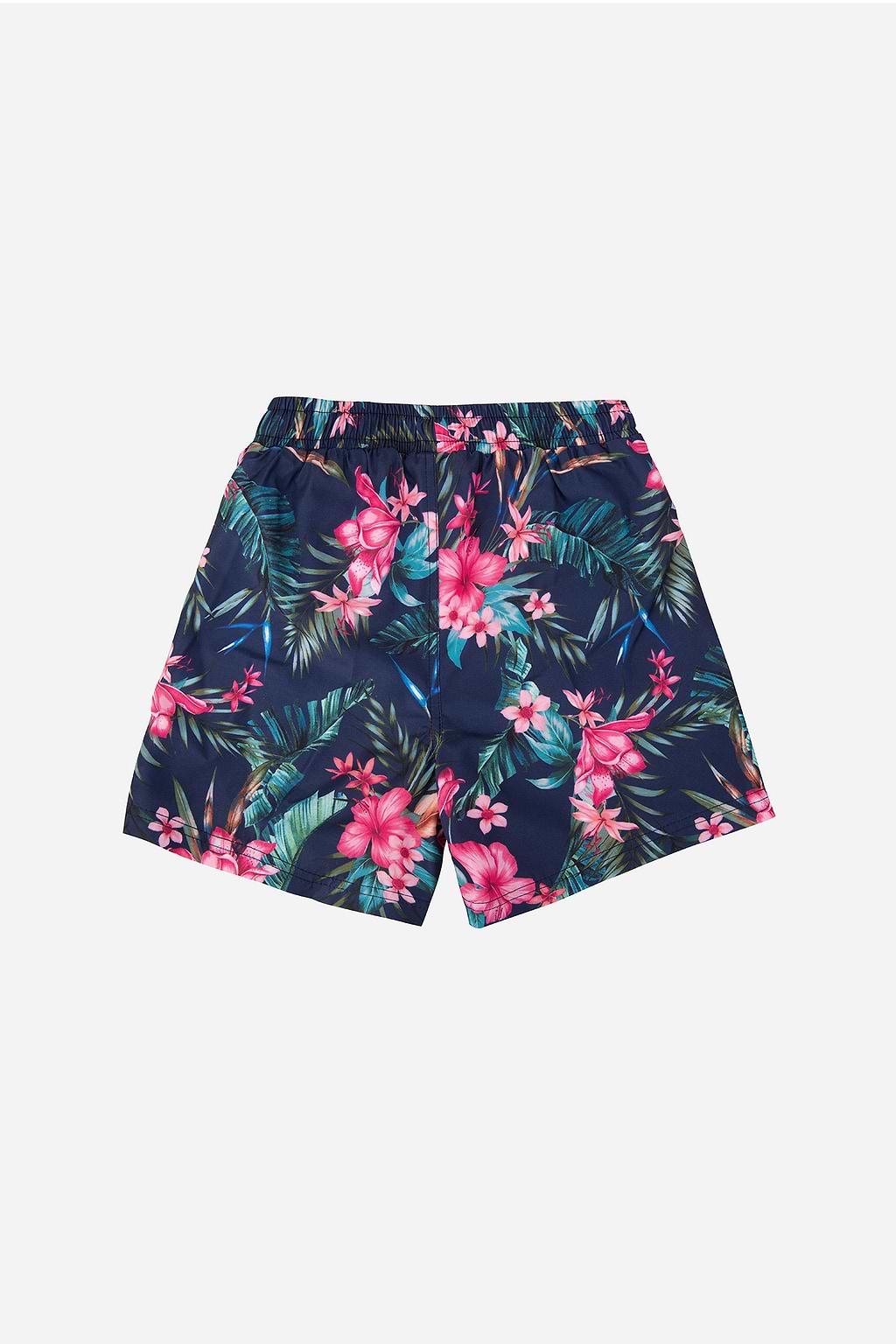 Bañador corto con estampado tropical para niños