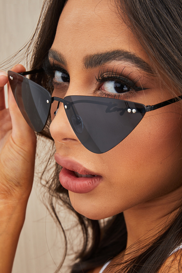 Frameless Triangle Sunglasses display picture 3