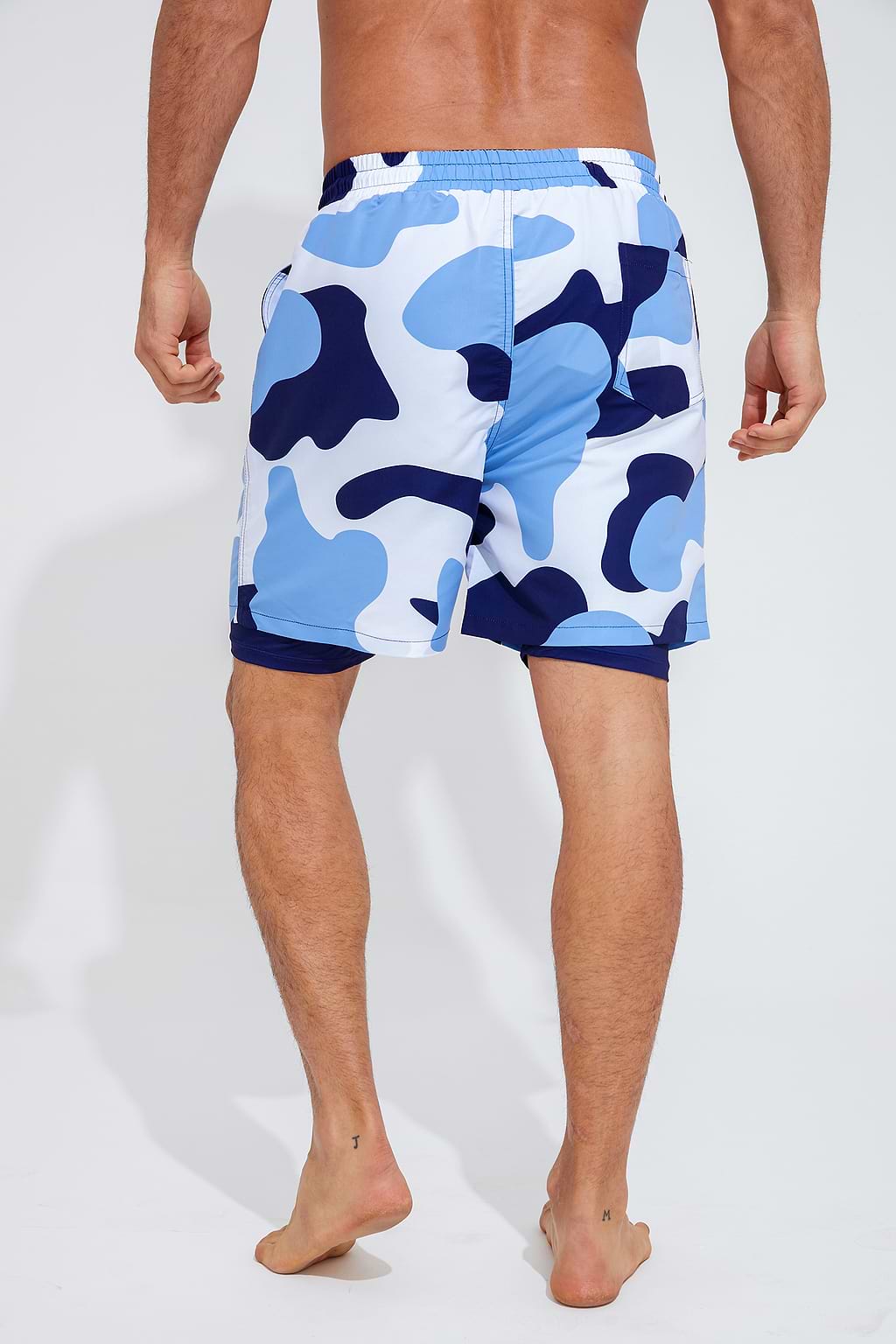 Blue Camo Board Shorts