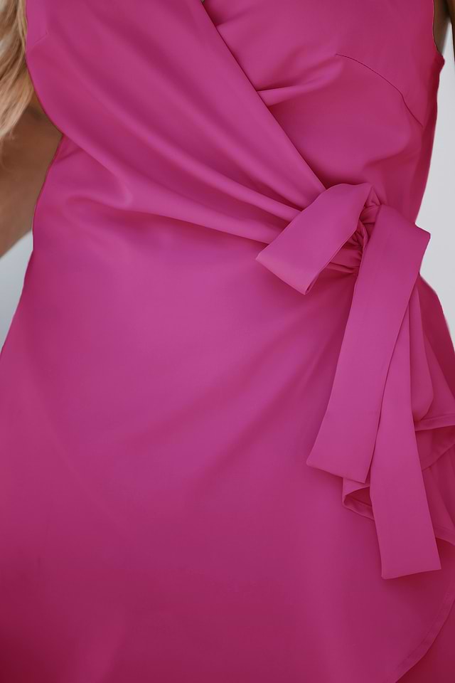 knee length dresses for ladies Pink Mini Dress main image 0