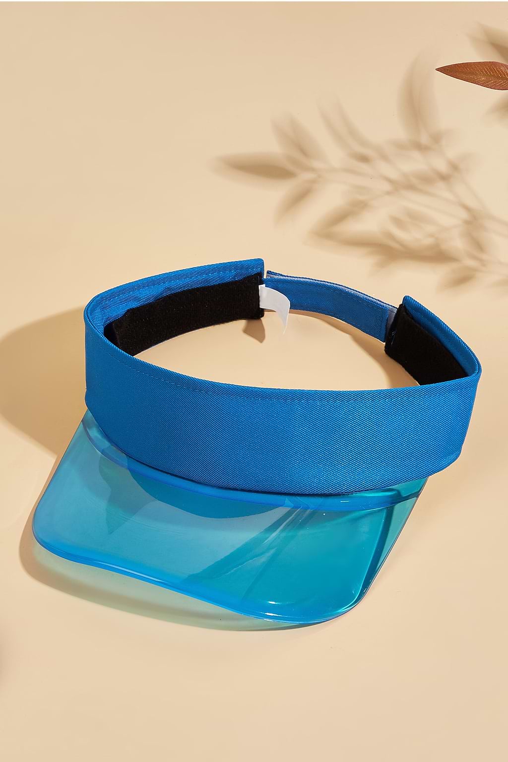 Chapeau de visière ajustable bleu