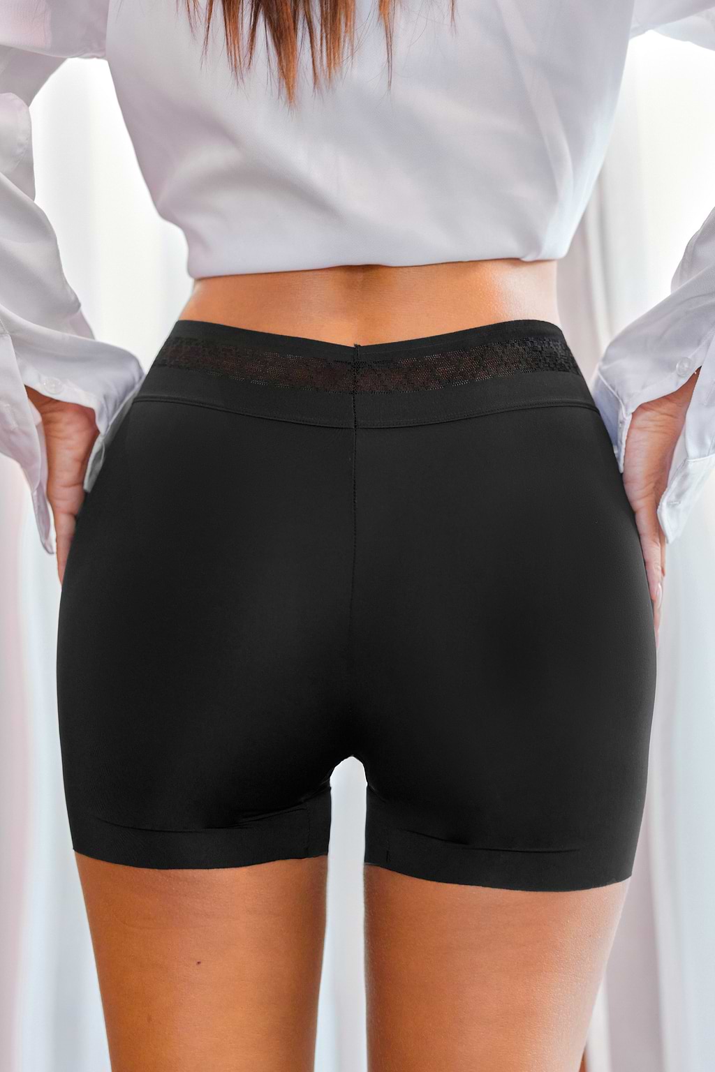 Black High-Rise Bum Lifting Slim & Sculpt Briefs