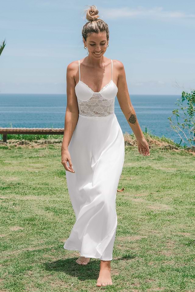 White Lace Slip Dress White Lace Slip Dress