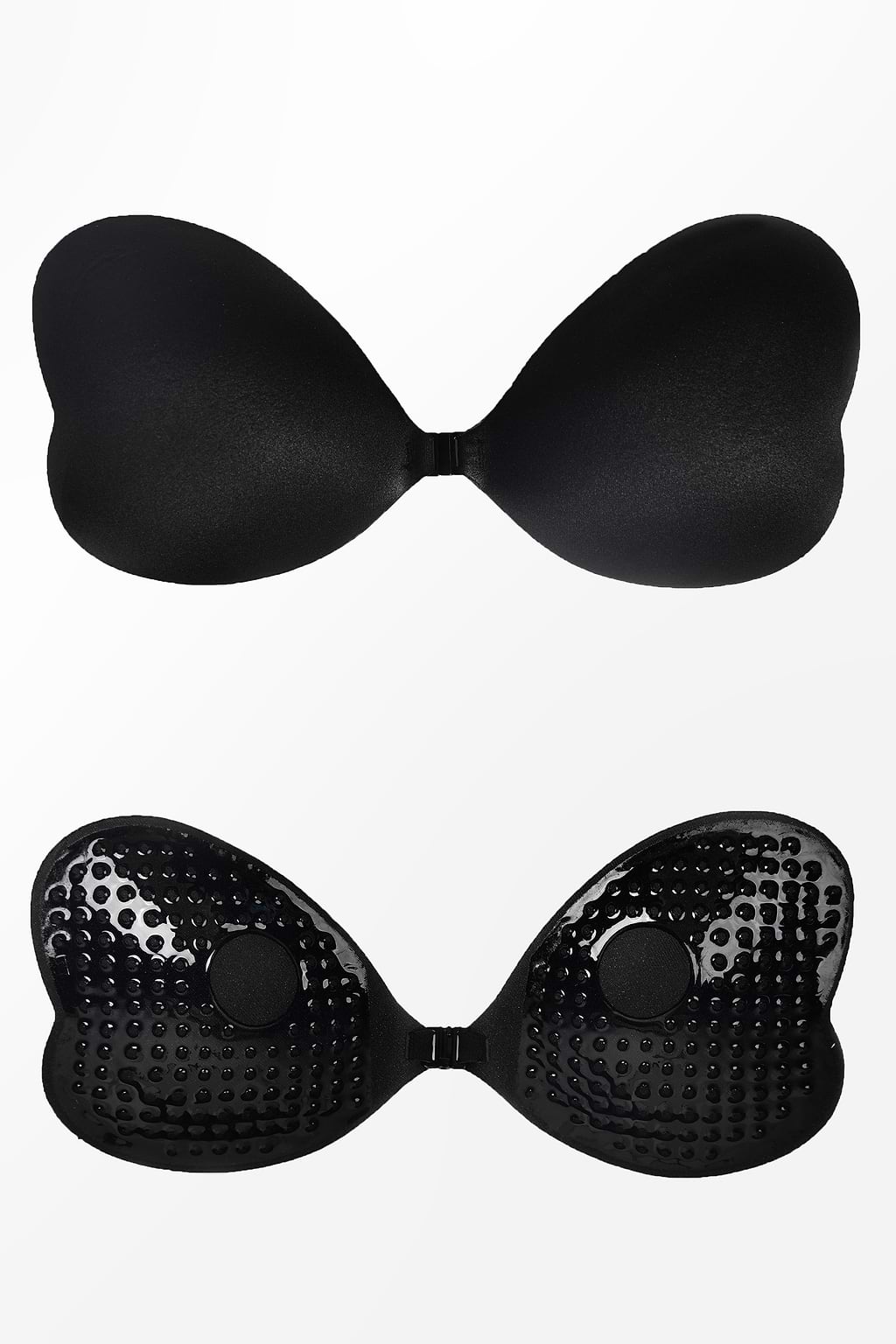 Black Backless Adhesive Reusable Bra