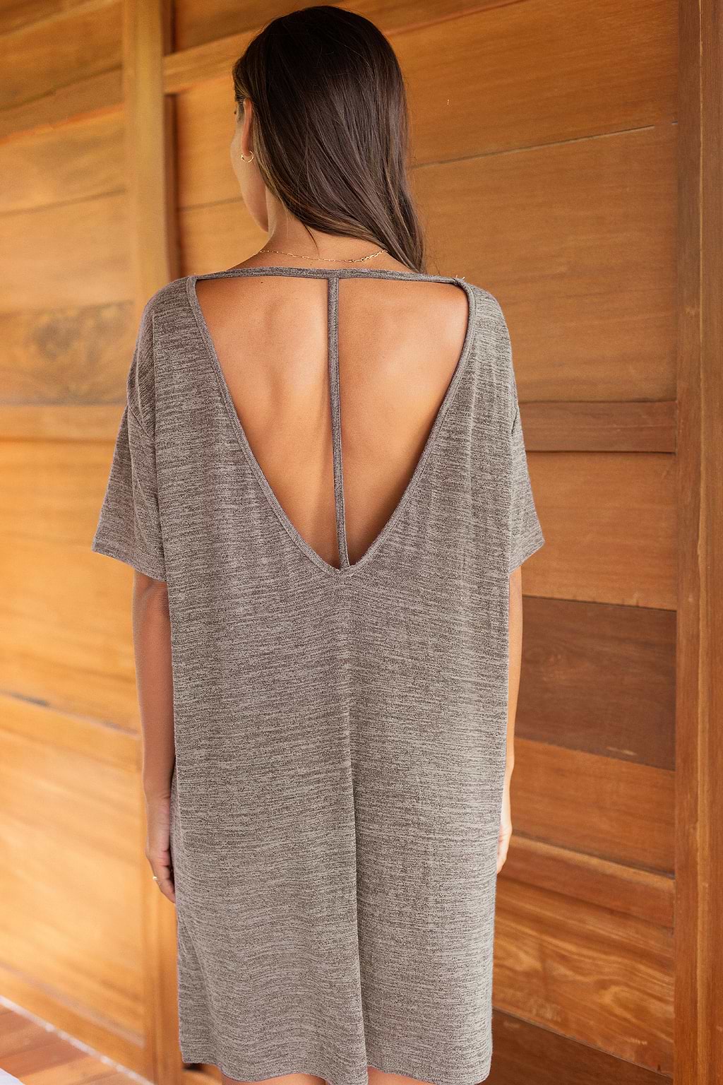 Round Neck Short Sleeve Oversized Jersey Loungewear