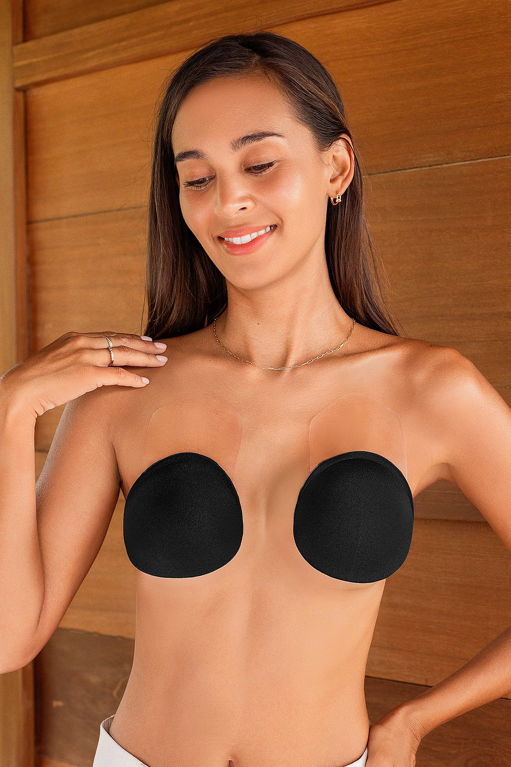 Black Lifting Adhesive Bra