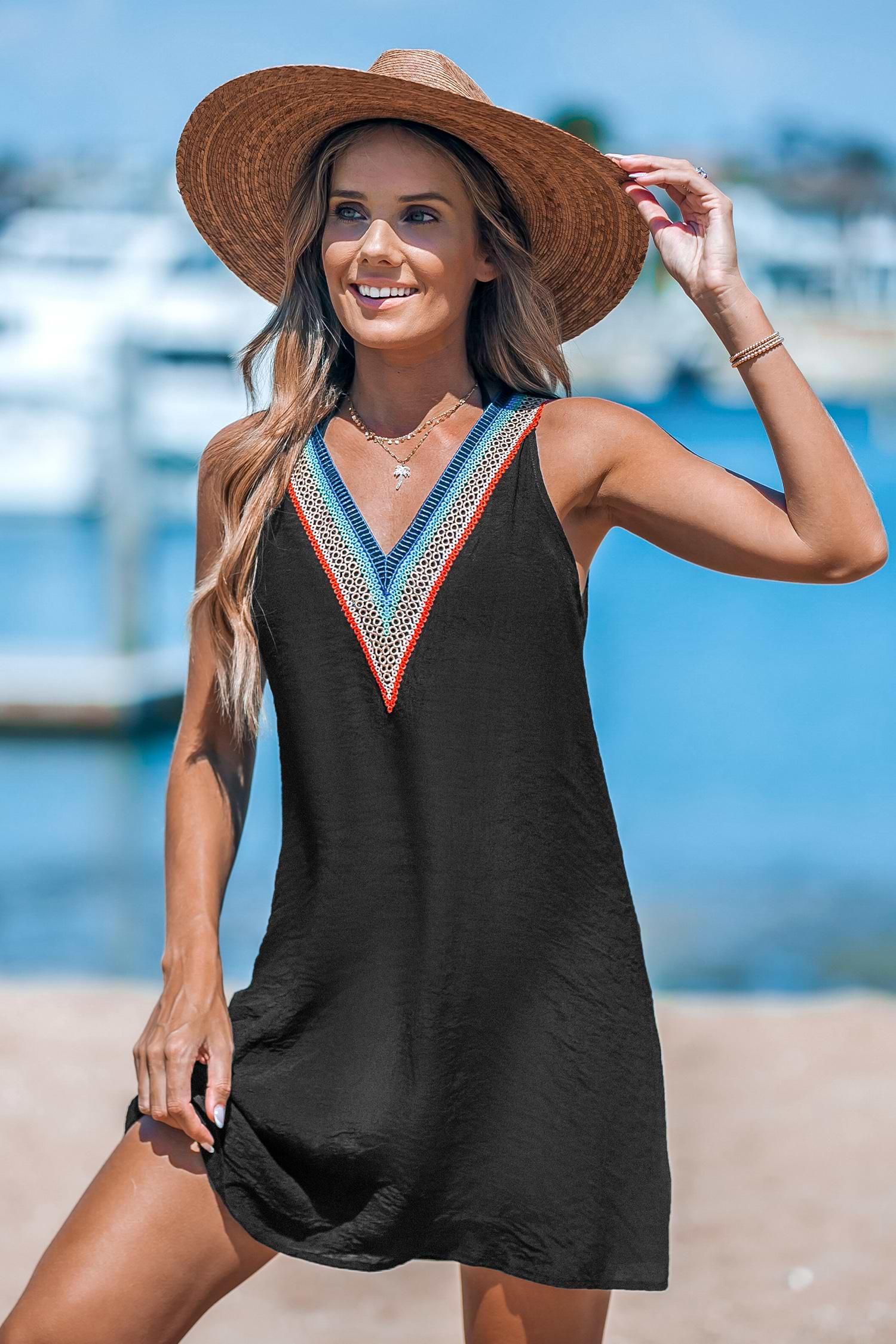 midi length swim cover up