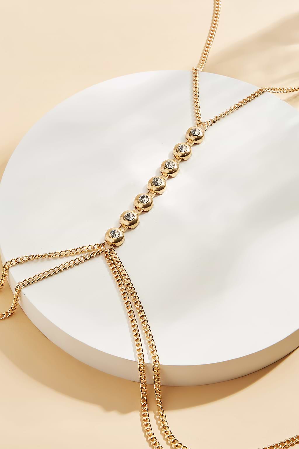 Bodychain dorado bohemio