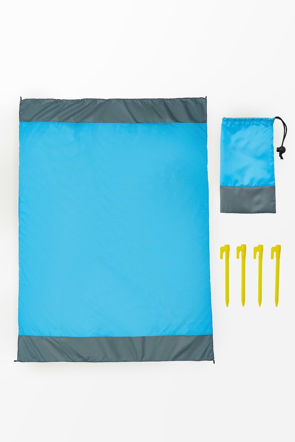 Überdimensionale Colorblock-Stranddecke